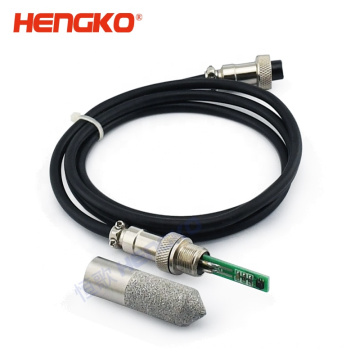 temperature and humidity transmitter sintered metal stainless steel protective cover house cable for SHT1X